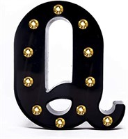 NEW TESTED - Foaky Black LED Marquee Number