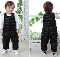 New- Boys Down Overalls Children Clothing Baby