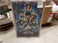 Black Panther Marvel Movie Framed Poster 24" x 36"