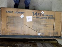 Tru -Jump 14 Trampoline with Enclosure, Blue