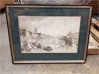 Framed Picture of French Le Pont Neuf