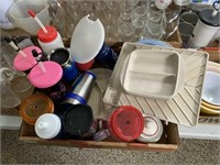 Assorted Anchor/Hocking Microwavable Dishes, Tumbl