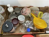 Assorted Measuring Cups - aluminum & plastic, Wate