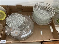 11 Crystal & Glass Candy dishes & serving Trays