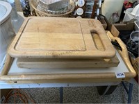 3 Cutting Boards & Bed Serving Tray