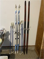 2 Sets of Ski & Poles