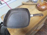 Made in USA Square Cast Iron Skillet