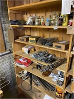5 Shelves Misc. Hardware, Fish Lure Parts & Lead,