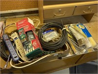Assorted Electrical Items, Short Extension Chords,