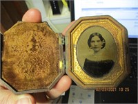 Civil War Era Photo in Bakelite Case