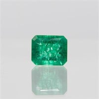 Beautiful Certified 10.12 Ct Colombian Emerald