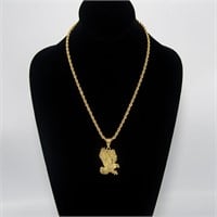Awesome 14 Kt. Gold Plated Eagle Pendant