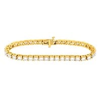 18KT Yellow Gold 10.00ctw Diamond Tennis Bracelet