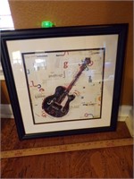 Framed Guitar picture