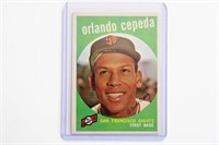 1959 Topps Orlando Cepeda baseball card