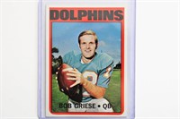 1972 Topps Bob Greise football card