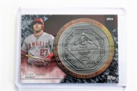2017 Mike Trout award card