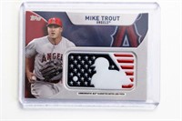 2017 Topps Mike Trout MLB logo card