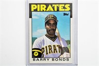 1986 Topps Barry Bonds rookie card