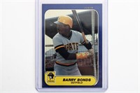 1986 Fleer update Barry Bonds rookie card