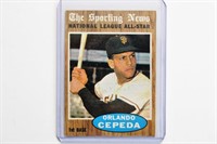 1962 Topps Orlando Cepeda baseball card