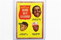 1962 Topps Willie Mays, Frank Robinson, Cepeda