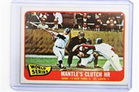 1965 Topps Mickey Mantle baseball card