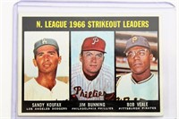 1967 Topps Sandy Koufax baseball card