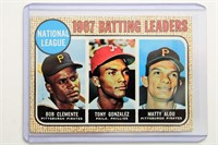 1968 Topps Roberto Clemente baseball card