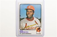 1973 Topps Bob Gibson baseball card