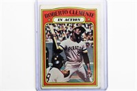 1972 Topps Roberto Clemente baseball card