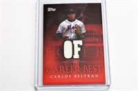 2009 Topps Carlos Beltron game used card