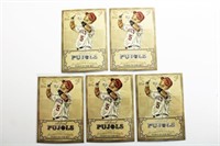 5 Albert Pujols baseball cards