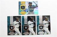 Four Topps Ken Griffey Jr chasing history cards