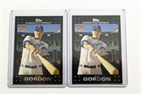 2007 Topps short print Alex Gordon rookie cards