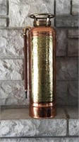 Antique Foamite Copper Fire Extinguisher