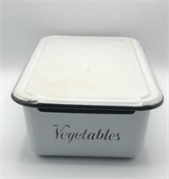 Graniteware Vegetable Refrigerator Dish