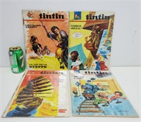 4 livres de Tintin