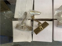 69 Solid Brass Twin Lever Ergonomic Door Handles