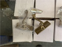 59 Solid Brass Twin Lever Ergonomic Door Handles