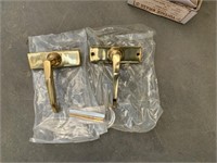 63 Solid Brass Twin Lever Ergonomic Door Handles