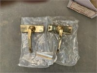64 Solid Brass Twin Lever Ergonomic Door Handles