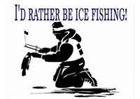 Guided ice fishing for four