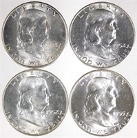 Franklin Half Dollars - CH BU? (4)