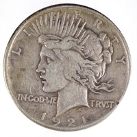 1921 Peace Silver Dollar (KEY/Semi-key)