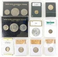 Eclectic Lot of Slabbed Coins