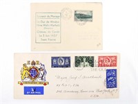 Coronation Cover & Duke of Windsor Stamps
