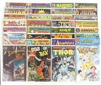 Vintage Comics & Novels - Approx. 30
