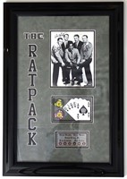 Signed Rat Pack Display & Photo