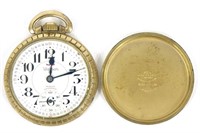 Vintage 10k Gold Plated Waltham 25 Pocket Watch